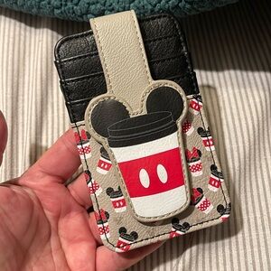 Mickey & Minnie latte wallet